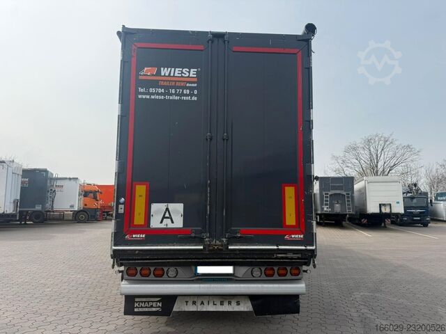 Semirremolque con piso móvil KNAPEN K200 Schubboden 92m³ XHDI 15 Bretter Top Zustand