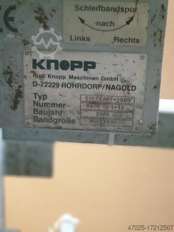 Glass grinding machine Knopp Silikant-2500