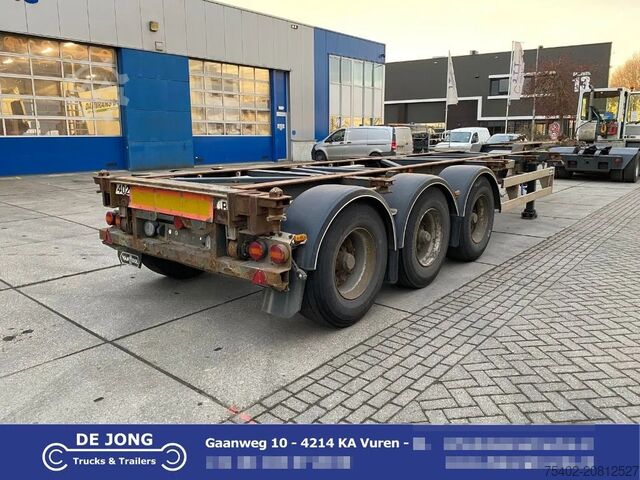 Transport af containere Van Hool Container Chassis / 2x Extendable / BPW / 45FT