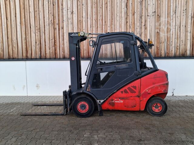 Forklift Linde H 30 Diesel Triplex Doppelzusatzhydrauli