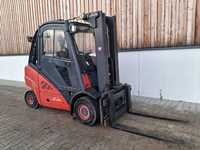 Forklift Linde H 30 Diesel Triplex Doppelzusatzhydrauli