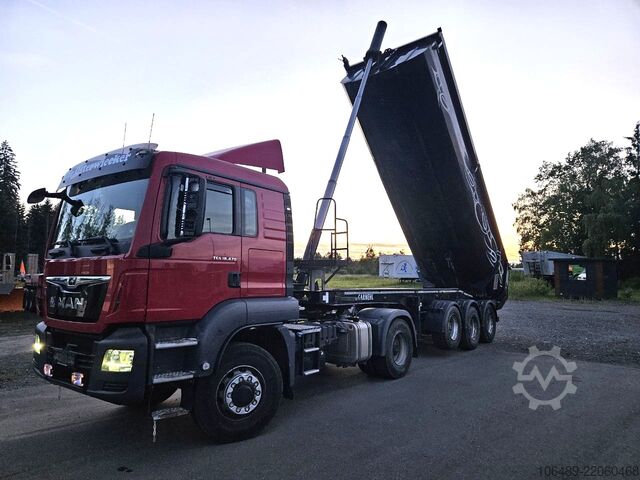 Semirremolque volquete CARNEHL 24 m CHKS/HH   Stahl  Kippmulde Plane Lift achse