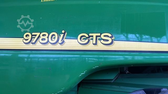 Mähdrescher John Deere CTS 9780i Klima Schneidwerk JD625 7,6M Rapstisch