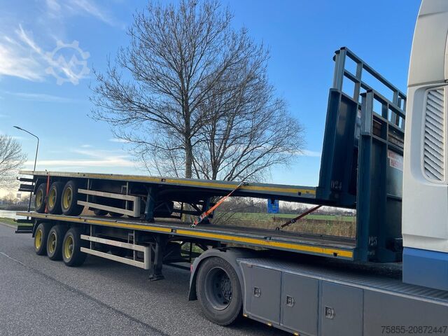 Platform römorku Haan OPL45 Heavy Duty / Rungen-Potholes /BPW / 2x Li...