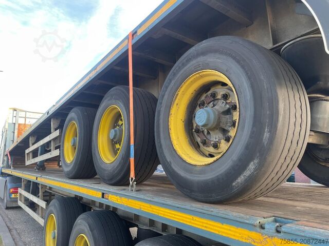 Platform römorku Haan OPL45 Heavy Duty / Rungen-Potholes /BPW / 2x Li...