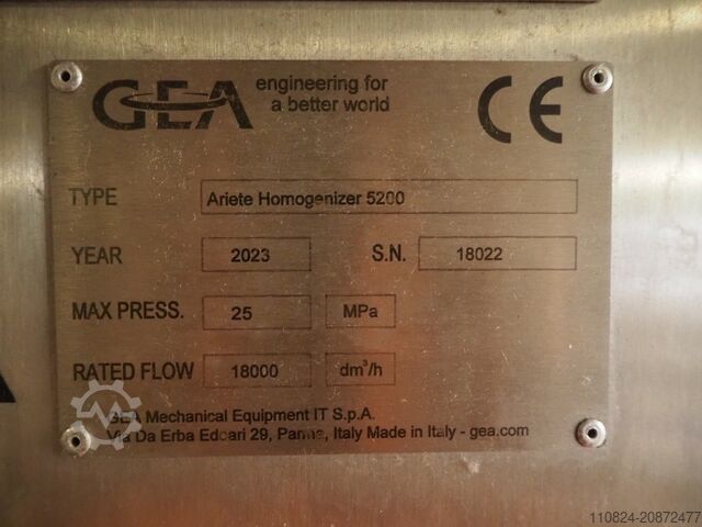 Directe UHT-unit GEA TDS-6600-160INJ