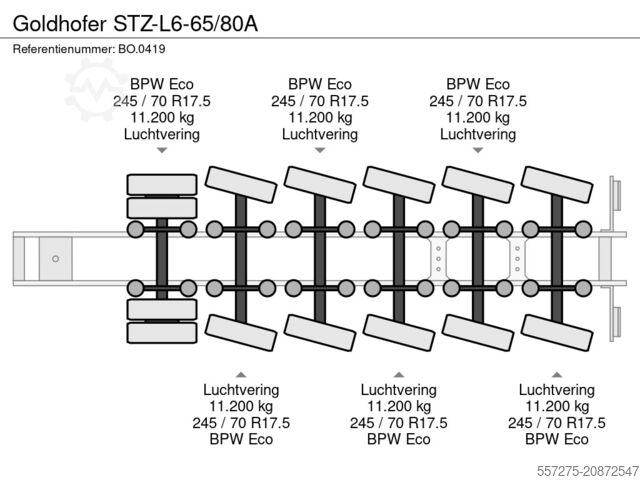 Semi-Tieflader Goldhofer STZ-L6-65/80A
