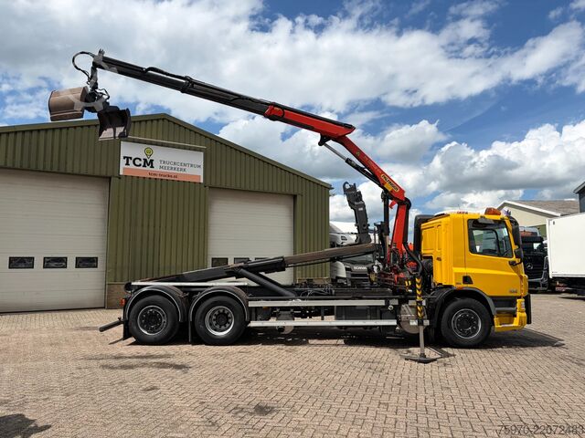 Camion-grue DAF CF 75.250 PALFINGER CRANE + HOOKLIFT  143.037km