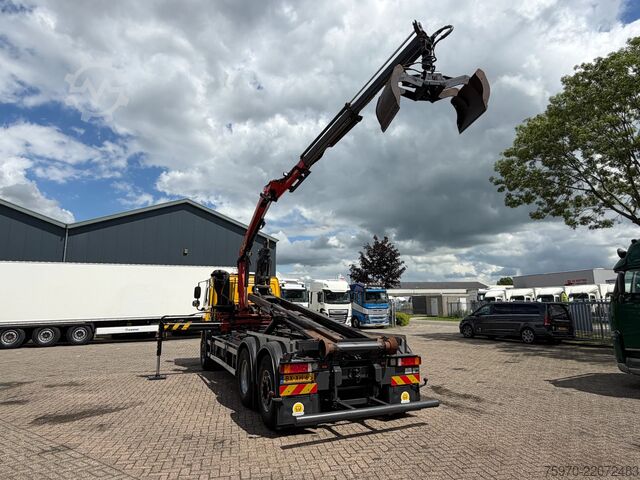 Camion-grue DAF CF 75.250 PALFINGER CRANE + HOOKLIFT  143.037km