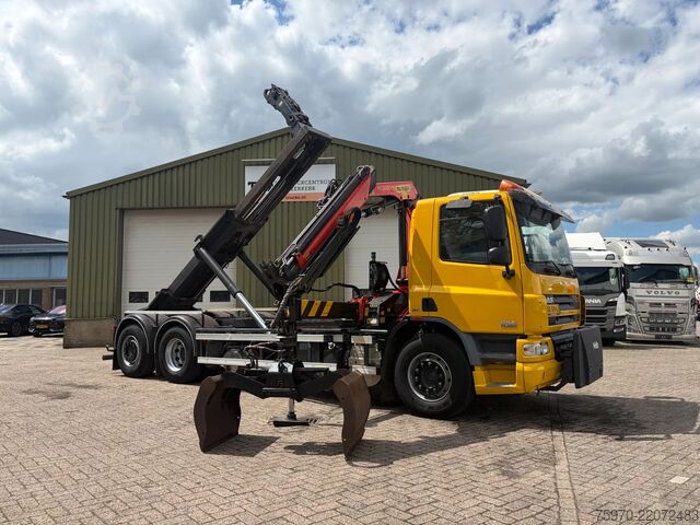 Camion-grue DAF CF 75.250 PALFINGER CRANE + HOOKLIFT  143.037km