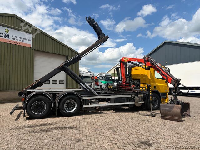 Camion-grue DAF CF 75.250 PALFINGER CRANE + HOOKLIFT  143.037km