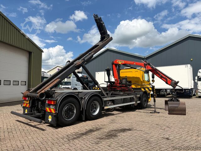 Camion-grue DAF CF 75.250 PALFINGER CRANE + HOOKLIFT  143.037km