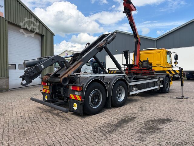 Camion-grue DAF CF 75.250 PALFINGER CRANE + HOOKLIFT  143.037km