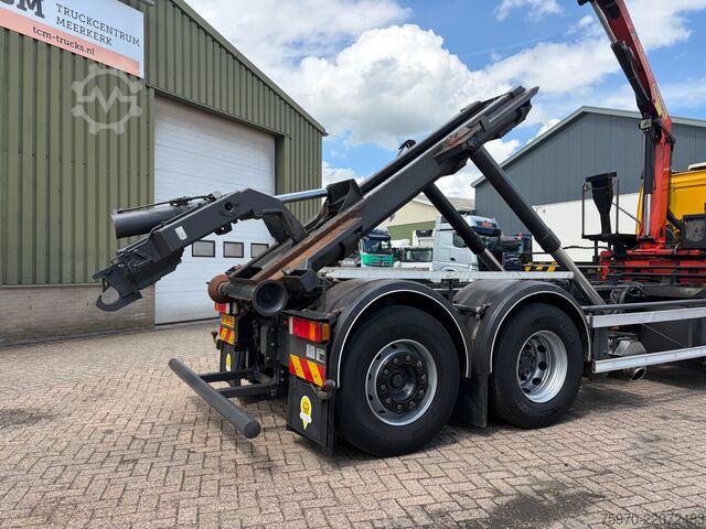 Camion-grue DAF CF 75.250 PALFINGER CRANE + HOOKLIFT  143.037km