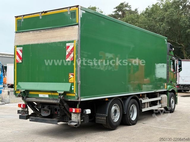 Φορτηγό κουτί (κουρμπαριστό) MERCEDES-BENZ Actros 2542 6x2 LL Koffer+BÄR LBW/NLA /NAVI/KLIM