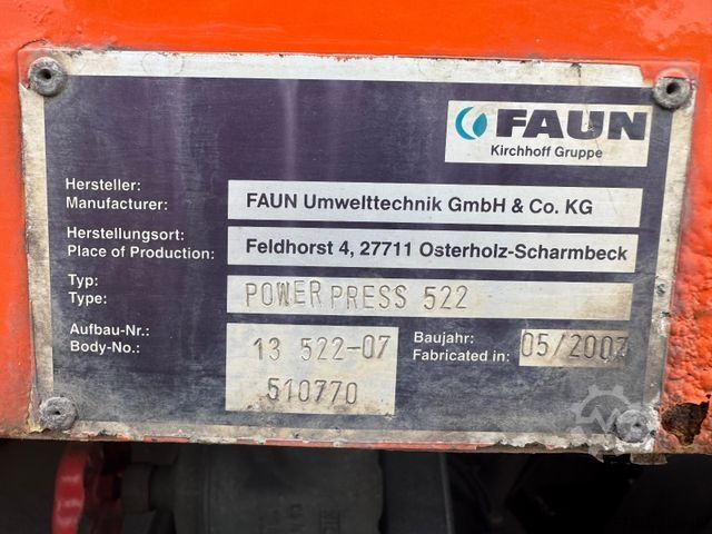 Vuilniswagen MERCEDES-BENZ 2629/6x2/ ECONIC