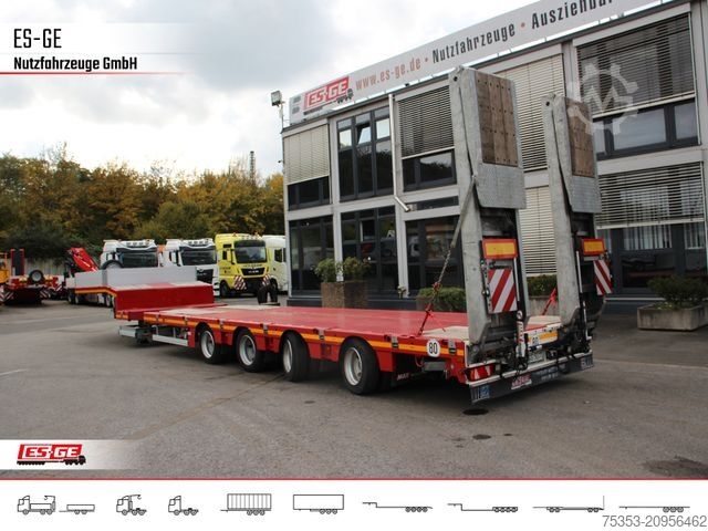 Semirimorchio ribassato FAYMONVILLE MAX Trailer MAX100 Semi-Tieflader 205er