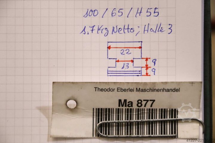 Değiştirilebilir çeneler unbekannt Breite 22 mm