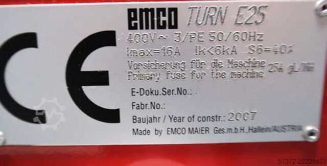 CNC Drehmaschine Emco Turn E25