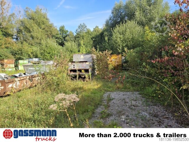 Kampós konténer Absetzcontainer div. ca. 5m³ - 20m³ offen sowie