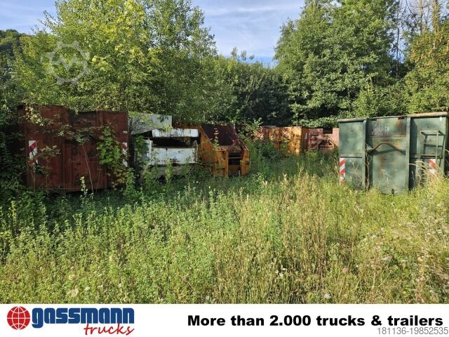 Roll-off container div. Abrollcontainer von ca. 9m³ bis ca. 36m³