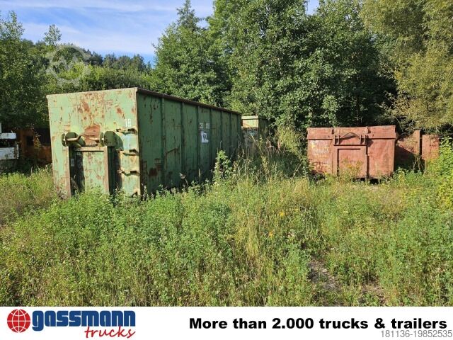 Roll-off container div. Abrollcontainer von ca. 9m³ bis ca. 36m³