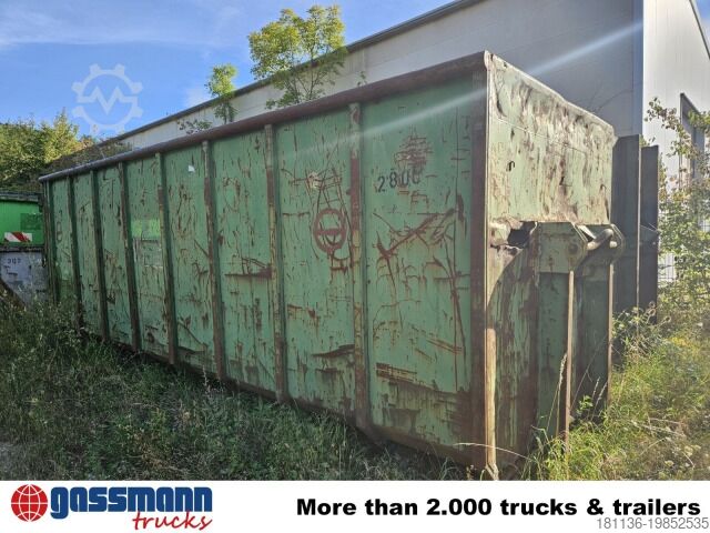 Roll-off container div. Abrollcontainer von ca. 9m³ bis ca. 36m³