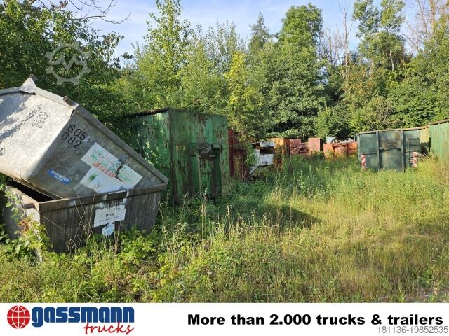 Roll-off container div. Abrollcontainer von ca. 9m³ bis ca. 36m³