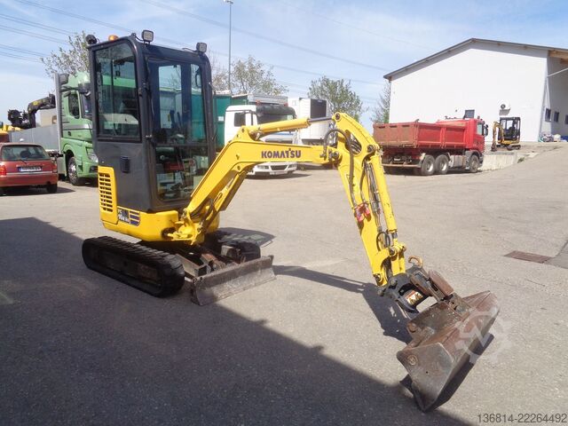 Minigrävare KOMATSU PC16R Powertilt + GL