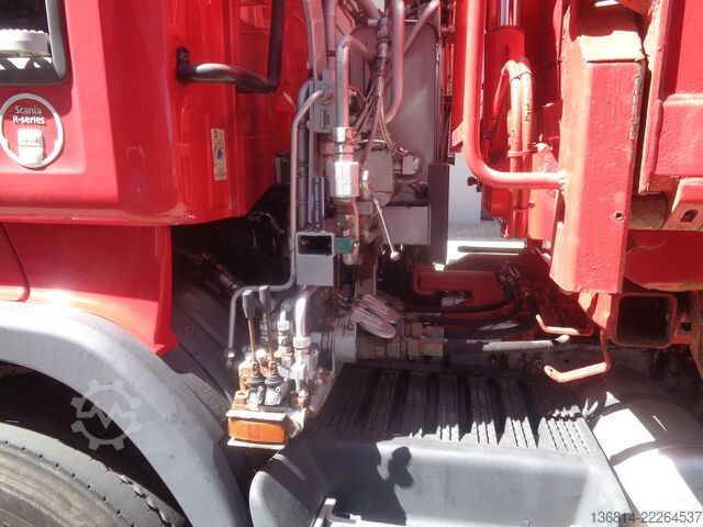 Tresidig tippbil SCANIA R580 6x4 BB Bordmatik WE-System Retarder AHK