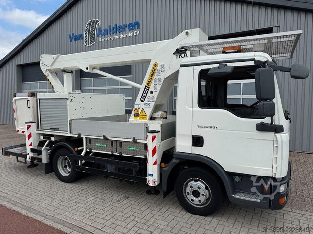  MAN TGL 8.180 Bison-Palfinger TKA 16 Hoogwerker, Hu...