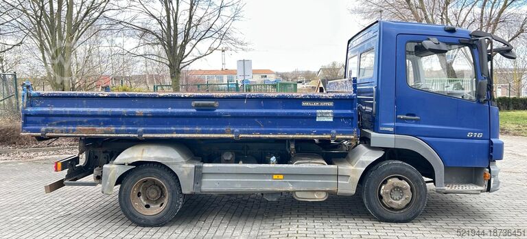 Třístranný sklápěč Mercedes-Benz Atego 916 Kipper Dreiseiten Meiller