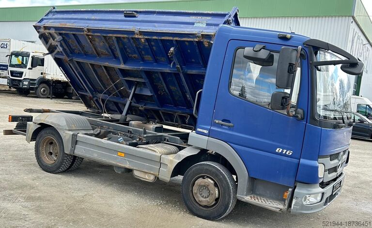 Tre-vejs tippelad Mercedes-Benz Atego 916 Kipper Dreiseiten Meiller