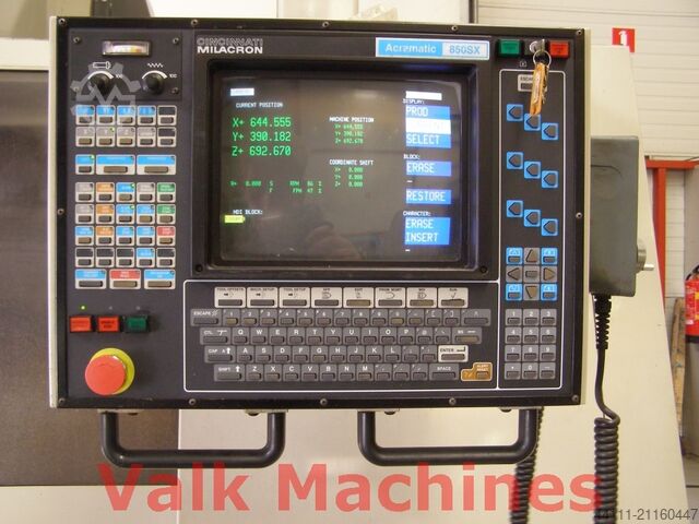 VMC Cincinnati X: 1270 mm Cincinnati Millacron Sabre 1250