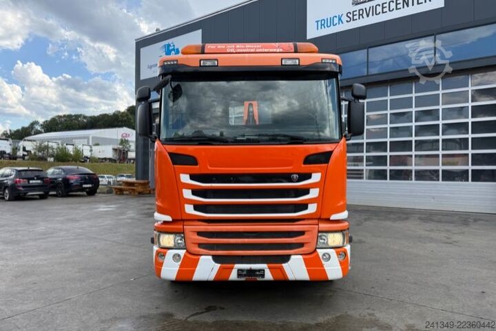 Haakarm vrachtwagen SCANIA G490 8x2 Hiab 20T