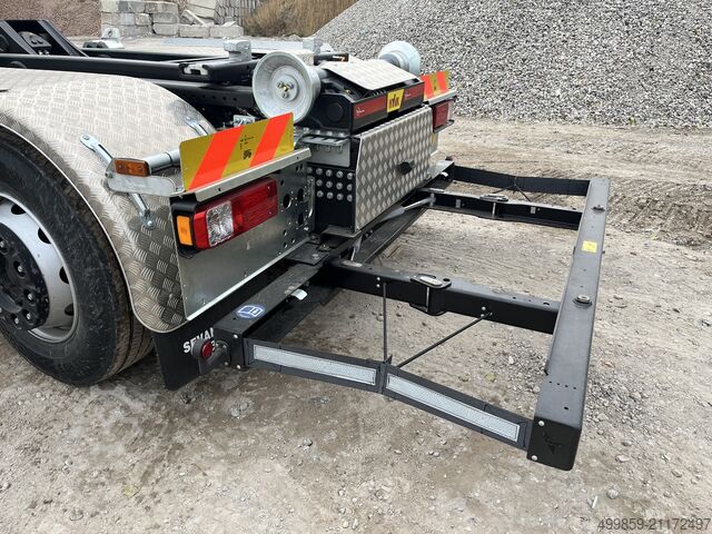 Transporte de contenedores / Sistema de gancho Ford F-line 6x2 Hyva Titan 20T Haakarmsysteem