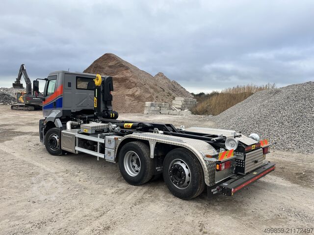 Transporte de contenedores / Sistema de gancho Ford F-line 6x2 Hyva Titan 20T Haakarmsysteem