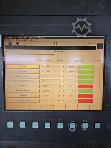 Laser cutting machine Trumpf Trulaser L3030