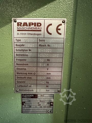 Lower floor panel saw Rapid Maschinenbau SGS 500