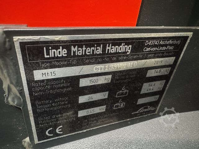 Manual pallet jack Linde MT 15-1133-01 [ID: 312]