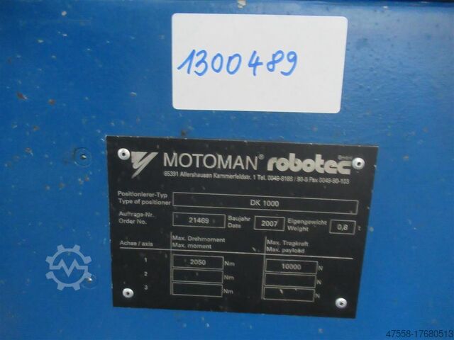 Lasrobot Motomann robotec DK1000