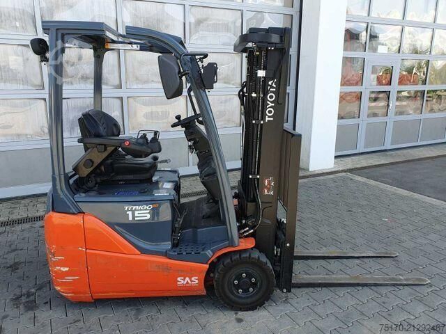 Forklift Toyota 8FBET15 / Triplex: 4.30m / nur 1.842h! / SS