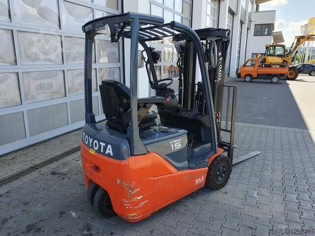 Forklift Toyota 8FBET15 / Triplex: 4.30m / nur 1.842h! / SS
