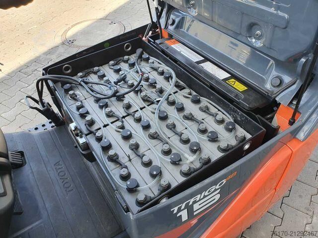 Forklift Toyota 8FBET15 / Triplex: 4.30m / nur 1.842h! / SS