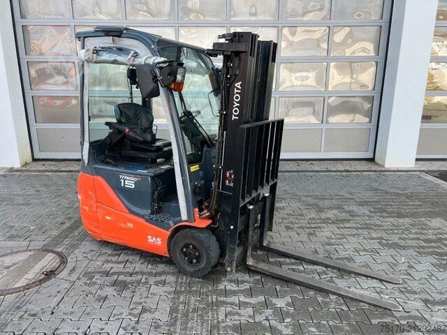 Forklift Toyota 8FBET15 / Triplex: 4.30m / nur 1.187h! / SS