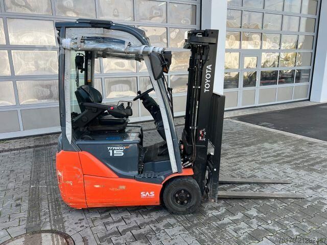 Forklift Toyota 8FBET15 / Triplex: 4.30m / nur 1.187h! / SS
