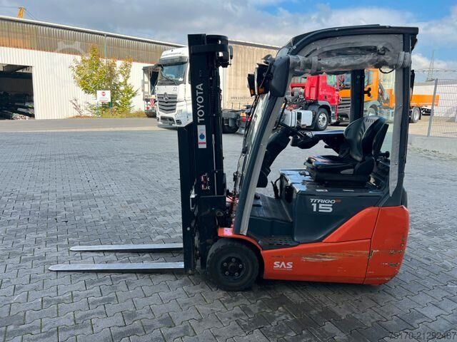 Forklift Toyota 8FBET15 / Triplex: 4.30m / nur 1.187h! / SS