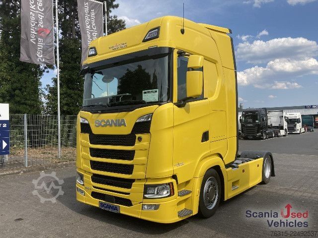 Standard dragbil Scania S 450 EB - MEGA - HIGHLINE - 2x TANKs -