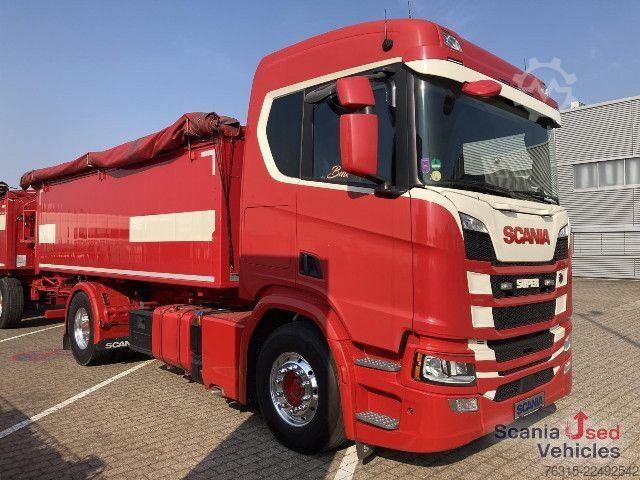 Sklápěcí vůz Scania R540 - KEMPF 2-SEITENKIPPER inkl. TRAILER - ALCOA