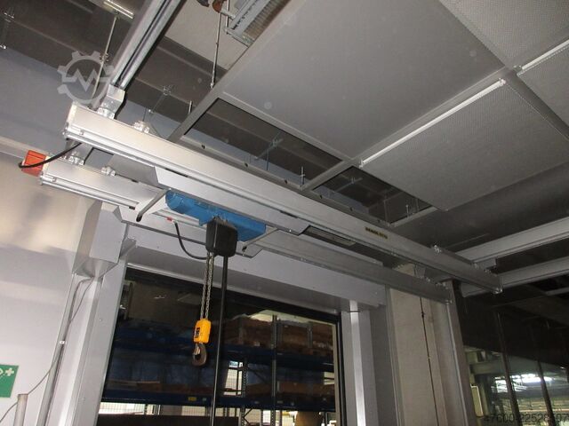 Daru előtető Daru Beltéri daru Daru kifutópálya Demag Kranbahn KBK2 800KG 3x4m Zubehör Kettenzug DKES KBK 2 II KBK2 800Kg 3x4m